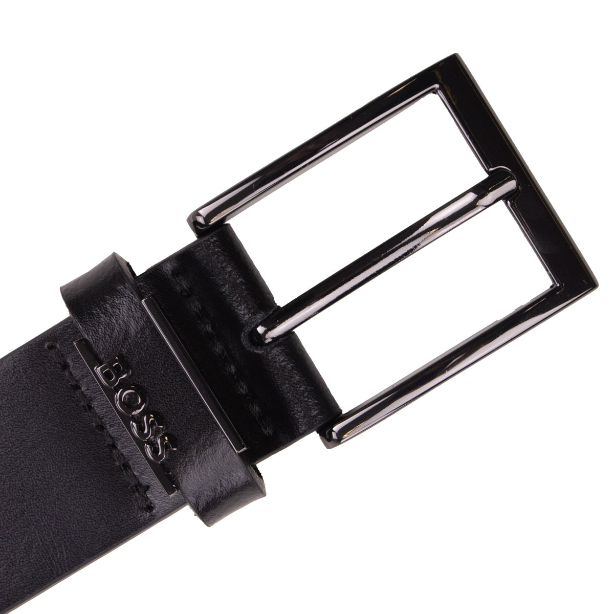 Hugo Boss Cole Italian Leather Belt Black 001