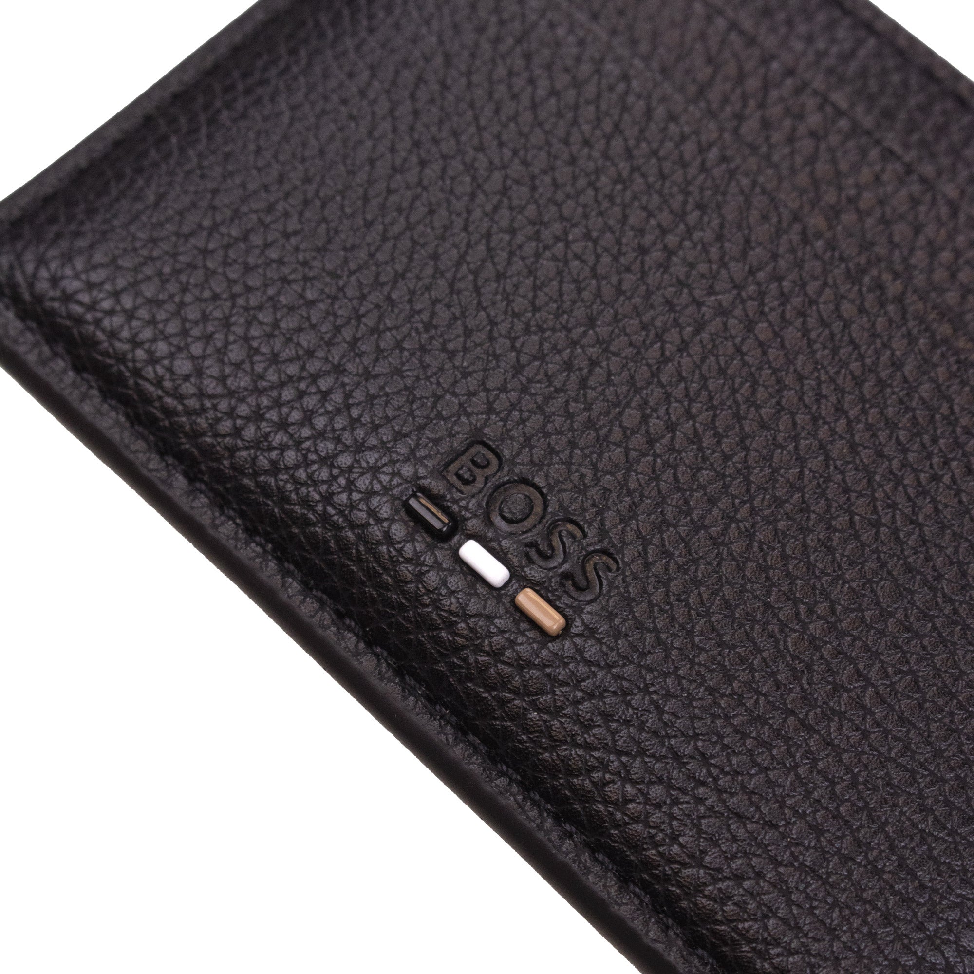 Hugo Boss Ray Card Holder with Money Clip BLACK 001