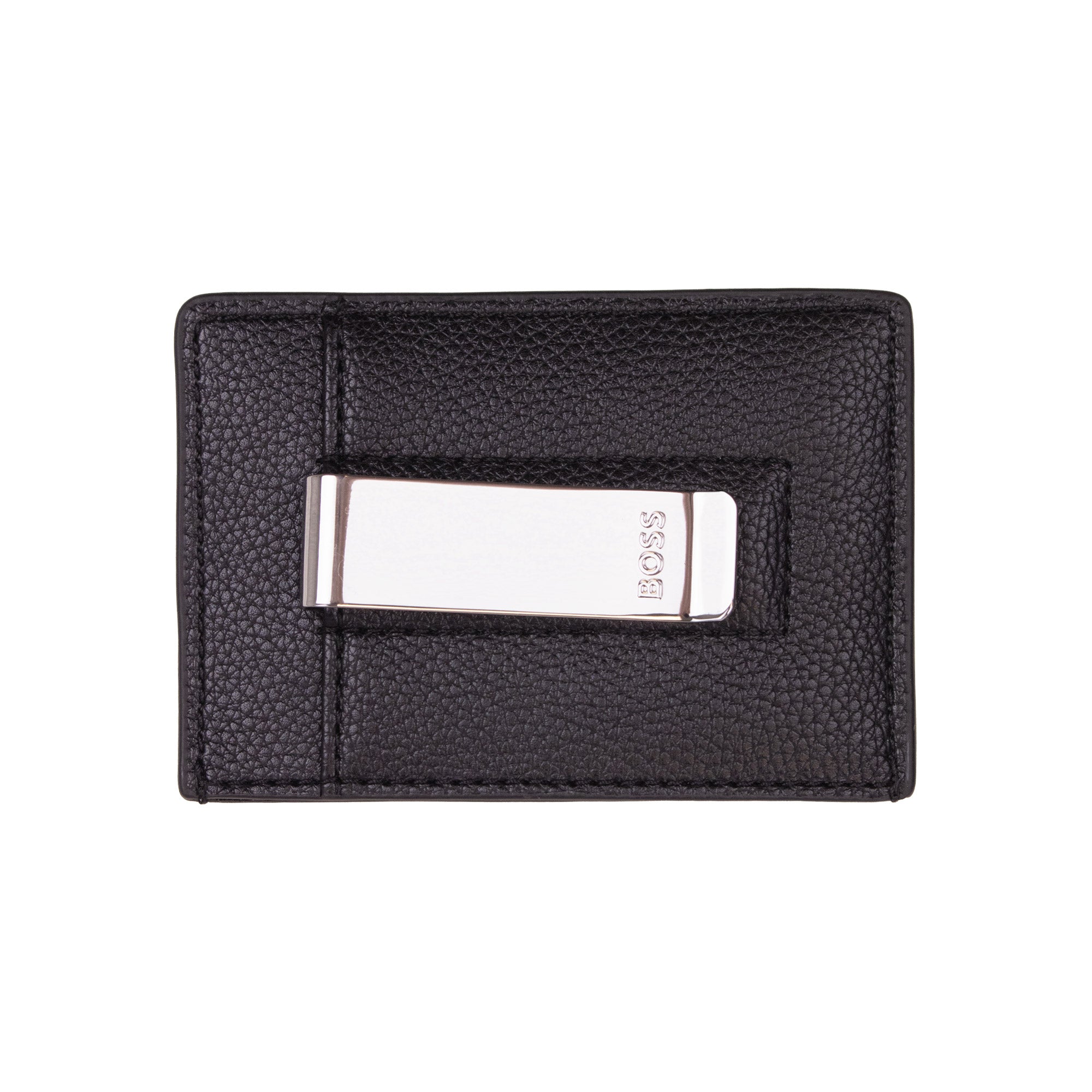 Hugo Boss Ray Card Holder with Money Clip BLACK 001
