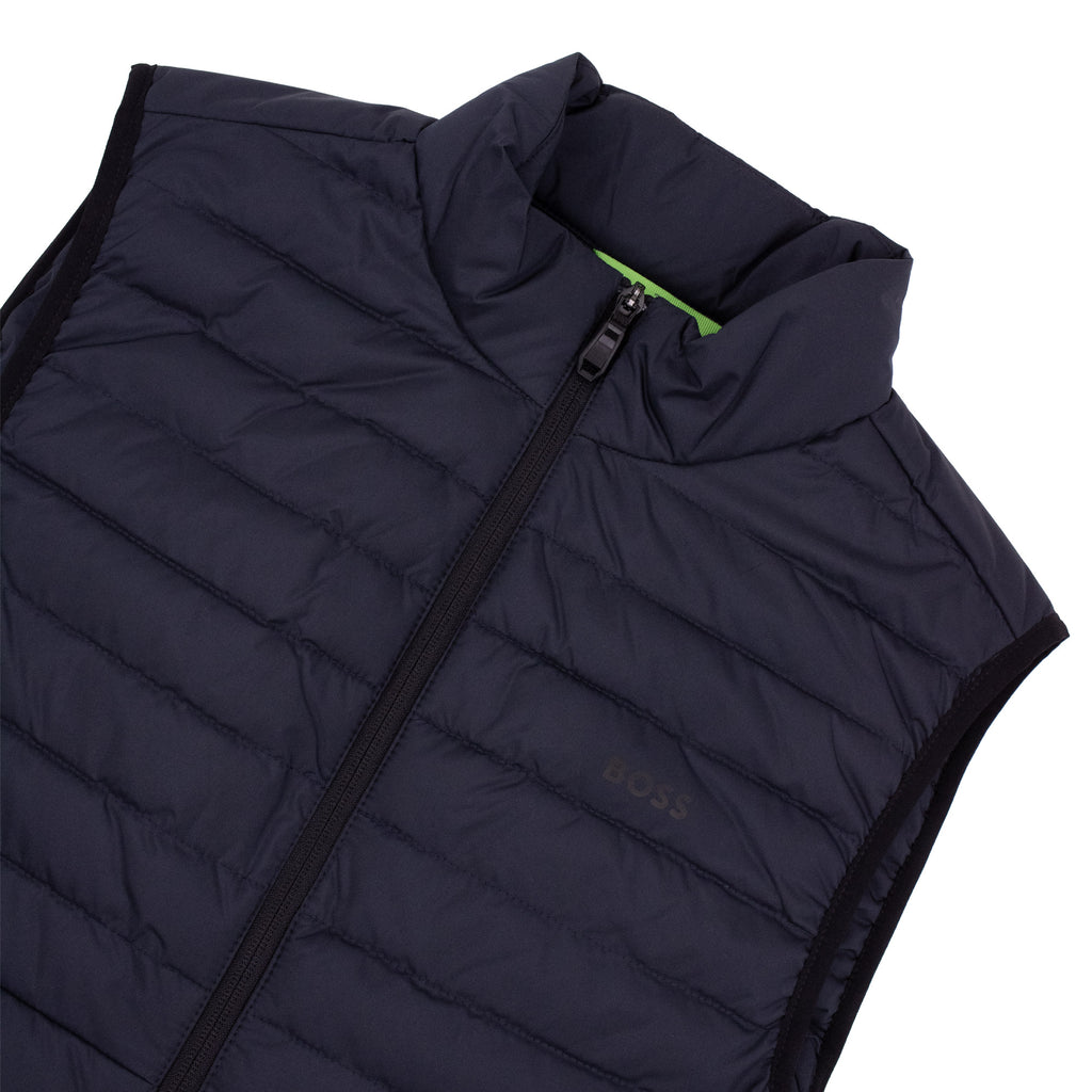Hugo Boss Water Repellent Gilet with Reflective Accents Navy 402