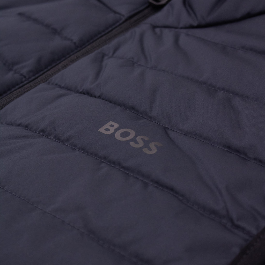 Hugo Boss Water Repellent Gilet with Reflective Accents Navy 402