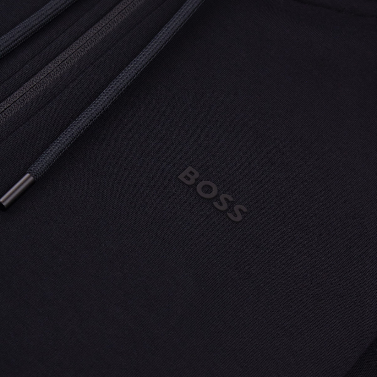 Hugo Boss Saggy Zip Up Track Hoody Black 001