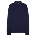 Hugo Boss Cotton Sweater With Polo Collar Navy 404