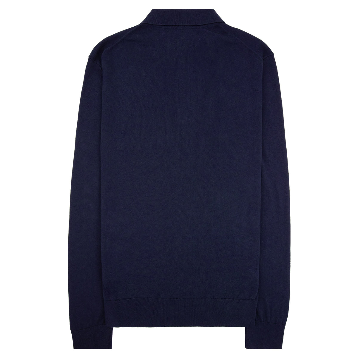 Hugo Boss Cotton Sweater With Polo Collar Navy 404