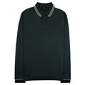 Hugo Boss H-PLEINS Long Sleeve Slim Fit Polo Green 348