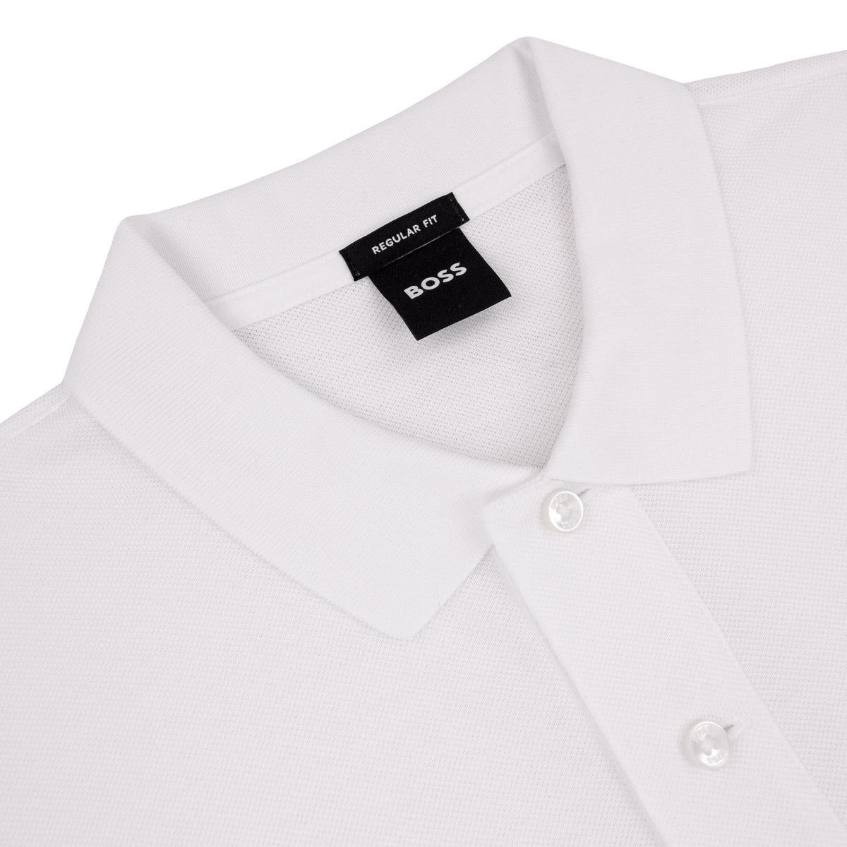 Hugo Boss Pallas Cotton Polo With Embroidered Logo White 100