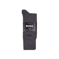 Hugo Boss Cotton Blend 3 Pair Socks Black/Dark Grey