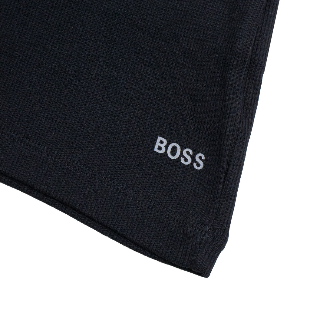 Hugo Boss Logo Cotton Tank Top BLACK 001
