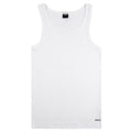 Hugo Boss Logo Cotton Tank Top WHITE 001