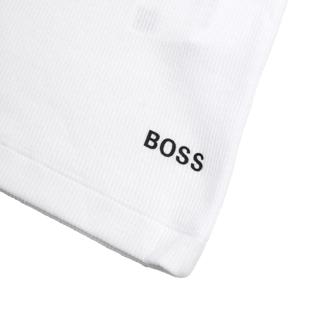 Hugo Boss Logo Cotton Tank Top WHITE 001