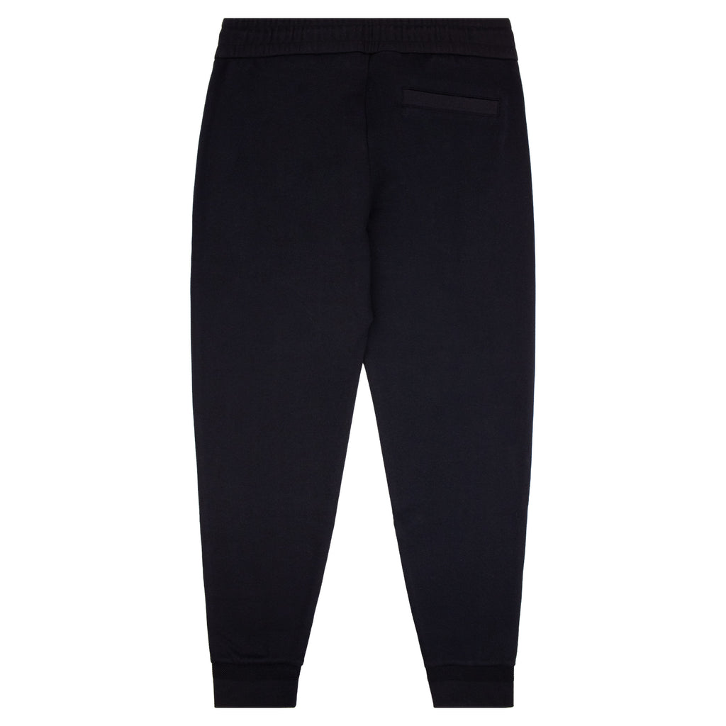 Hugo Boss H-Lemont 101 Stretch Cotton Cuffed Hems Tracksuit Bottom Black 001