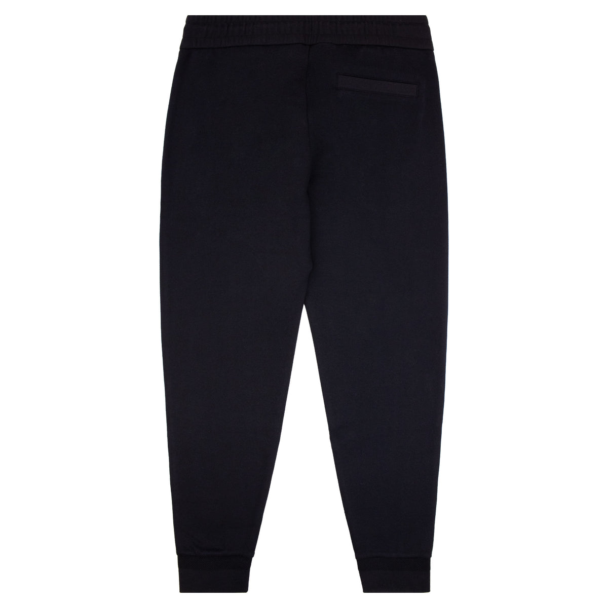 Hugo Boss H-Lemont 101 Stretch Cotton Cuffed Hems Tracksuit Bottom Black 001