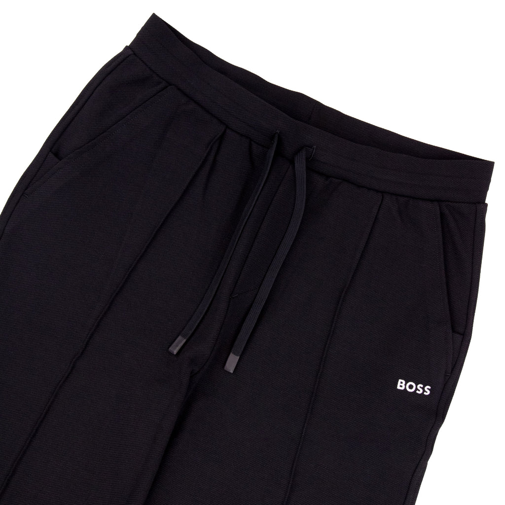 Hugo Boss Jt-Member Hurley Pintuck Pleats Tracksuit Bottoms Black 001