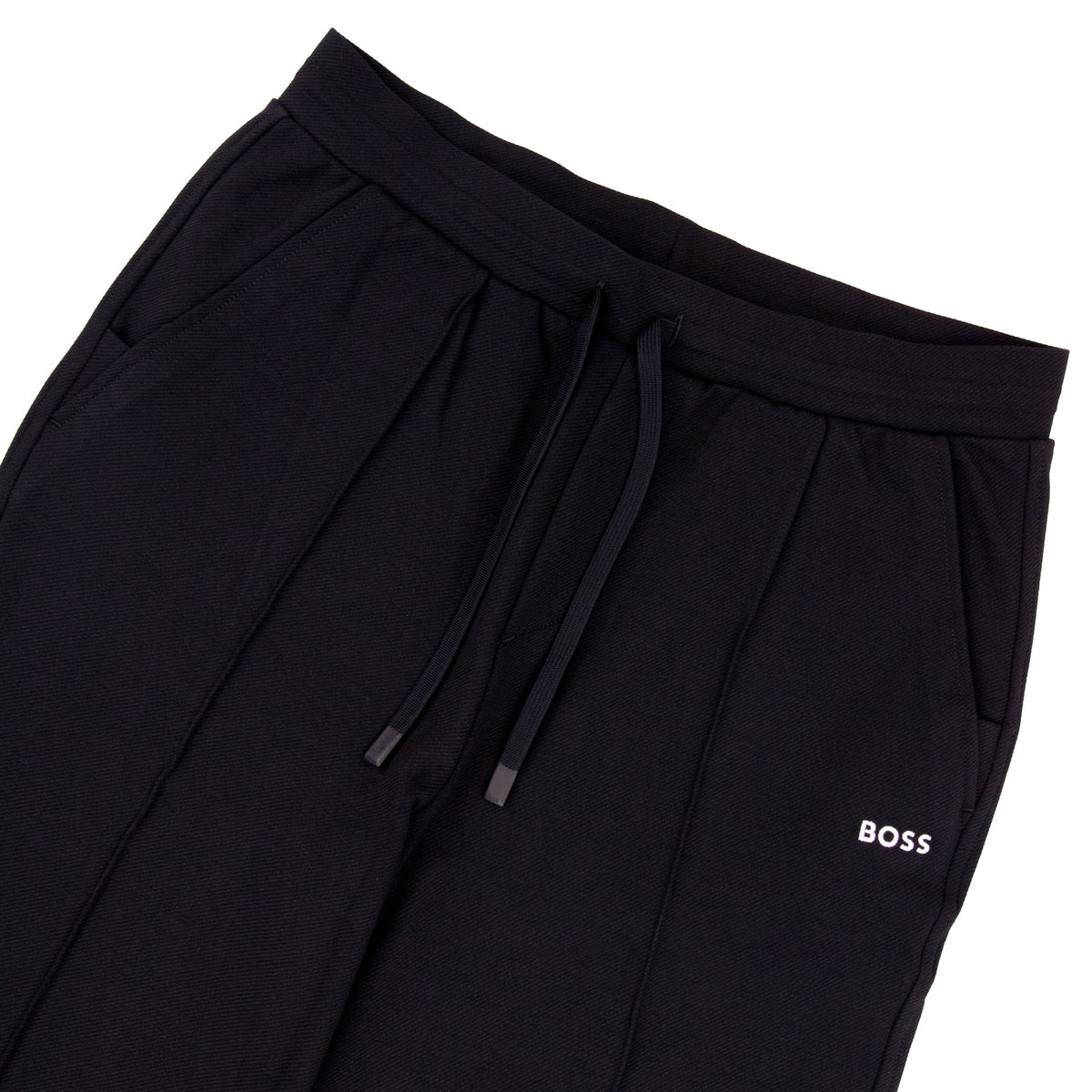 Hugo Boss Jt-Member Hurley Pintuck Pleats Tracksuit Bottoms Black 001