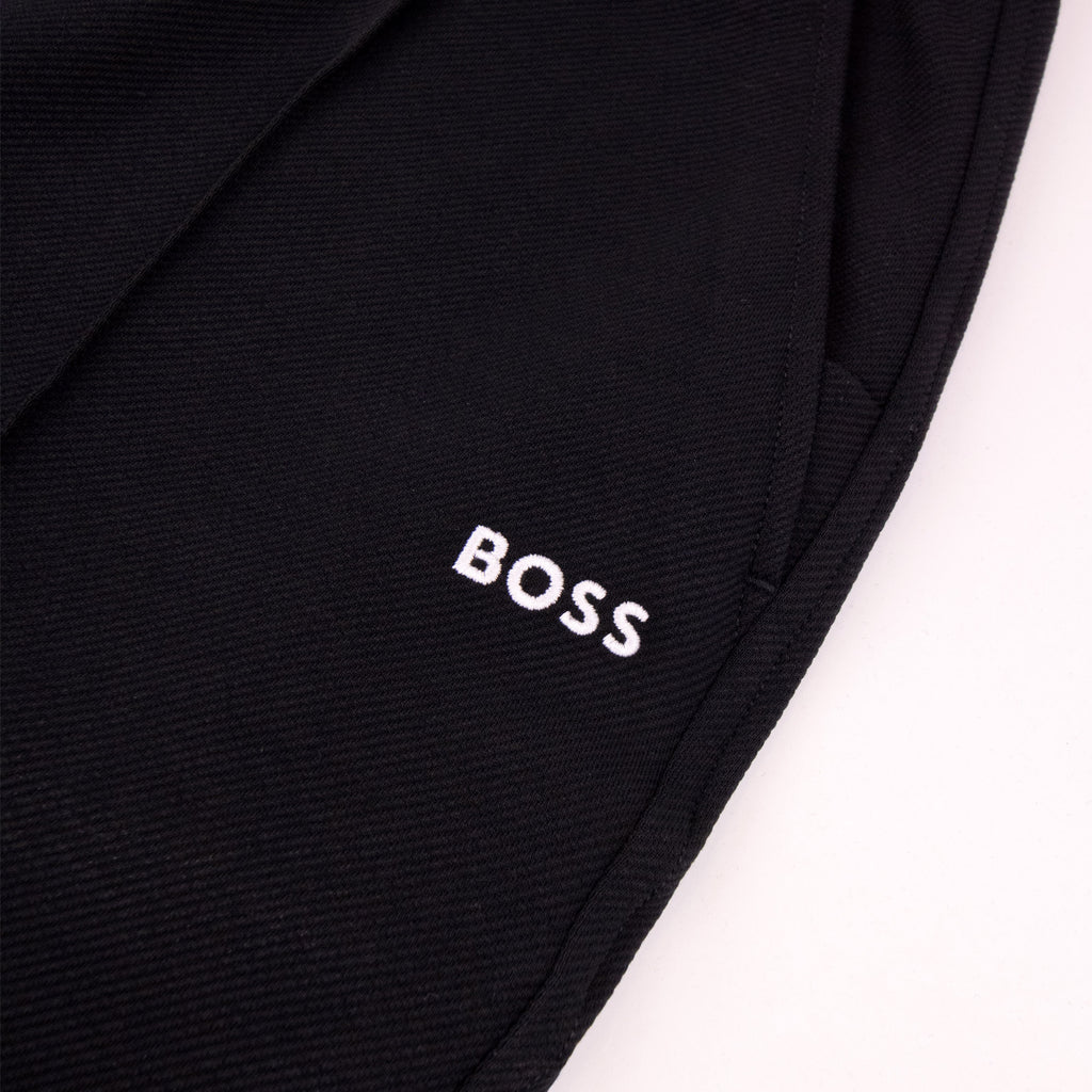 Hugo Boss Jt-Member Hurley Pintuck Pleats Tracksuit Bottoms Black 001