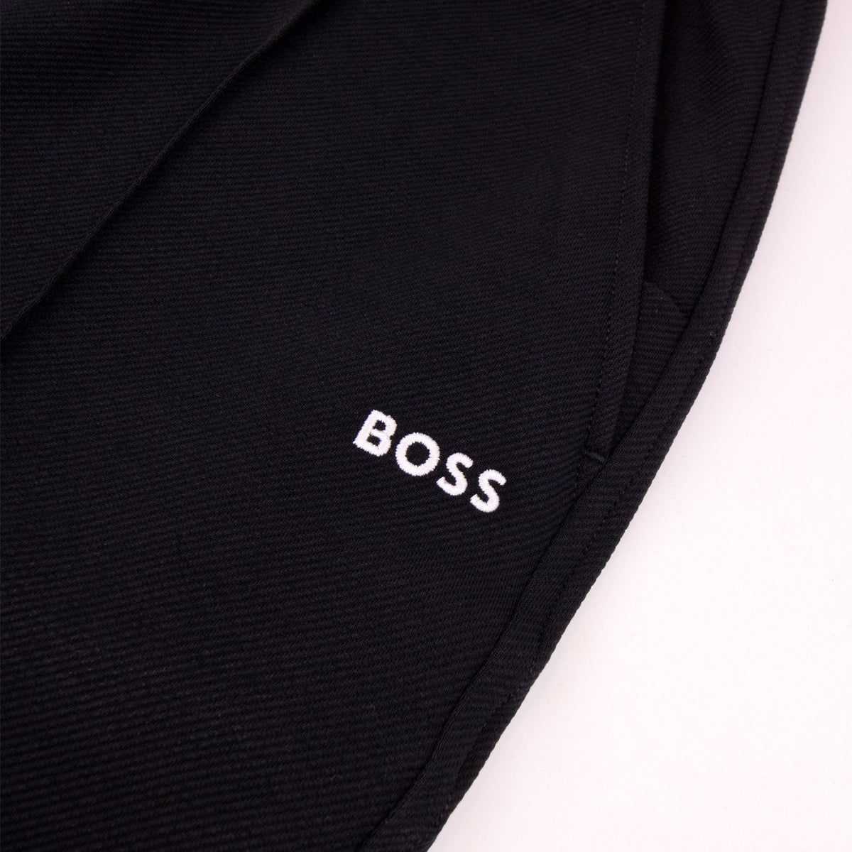 Hugo Boss Jt-Member Hurley Pintuck Pleats Tracksuit Bottoms Black 001