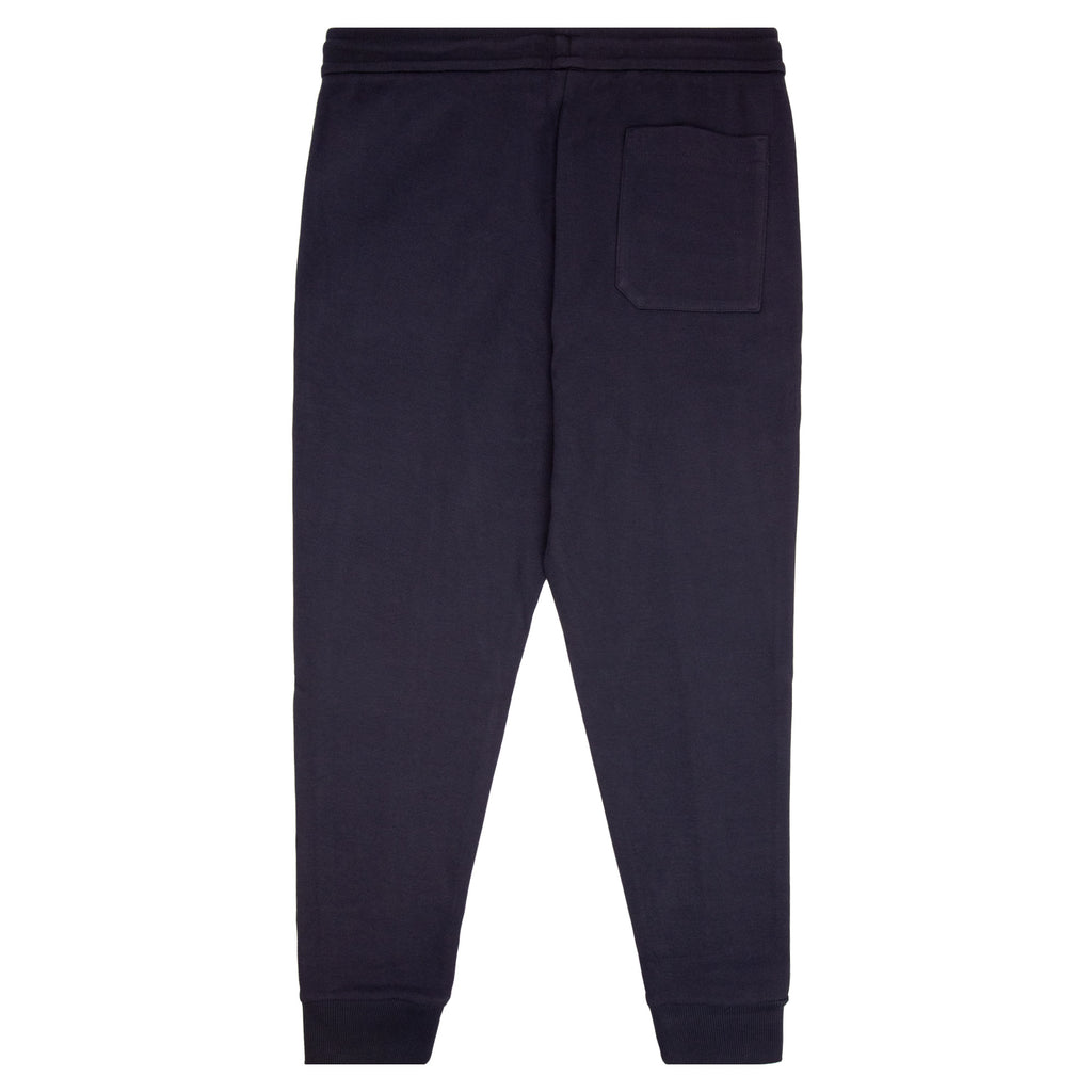 Hugo Boss Cotton Blend Tracksuit Bottoms With Piping Navy 403