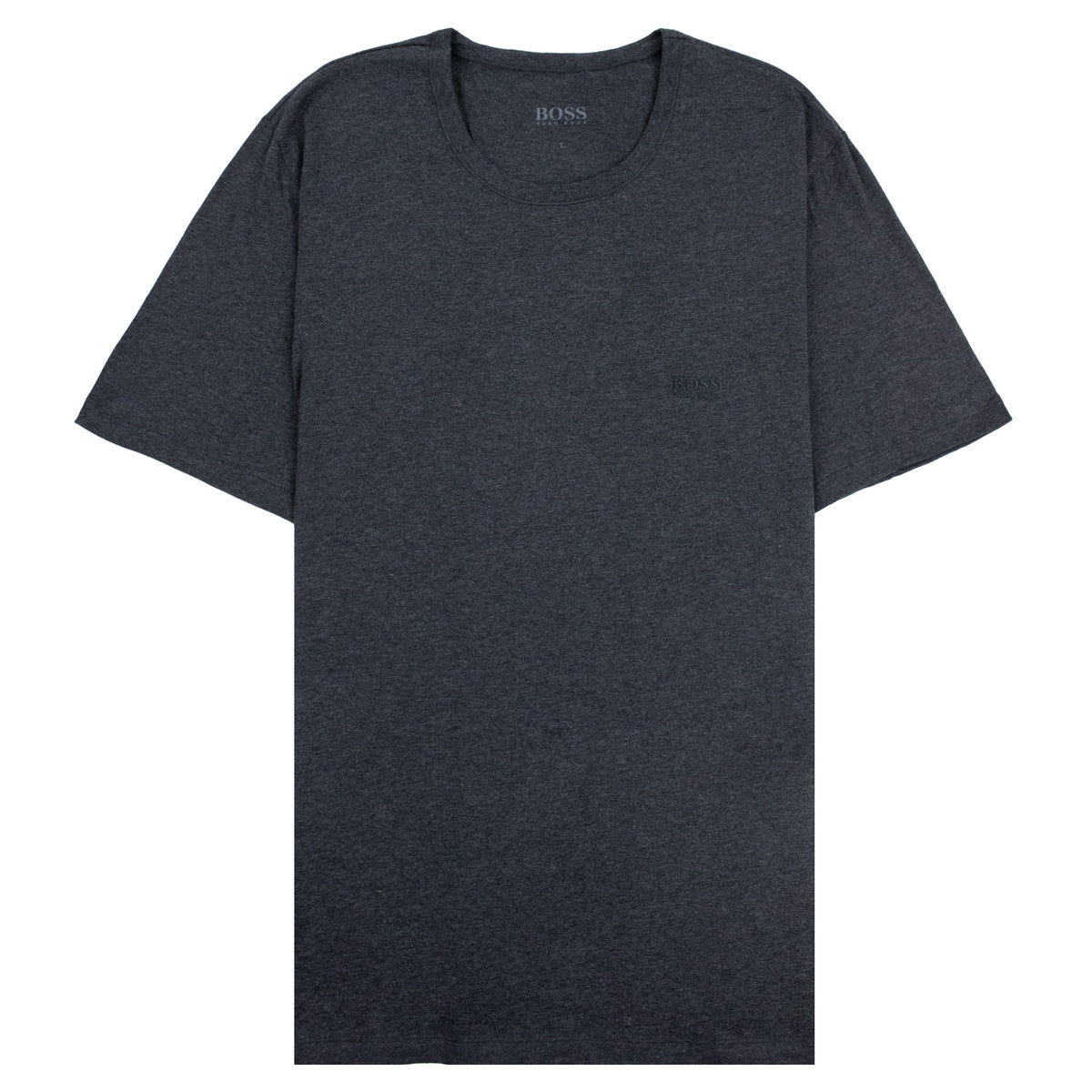 Hugo Boss Embroidered Logo 3 Pack Box T Shirt BLK GREY NAVY