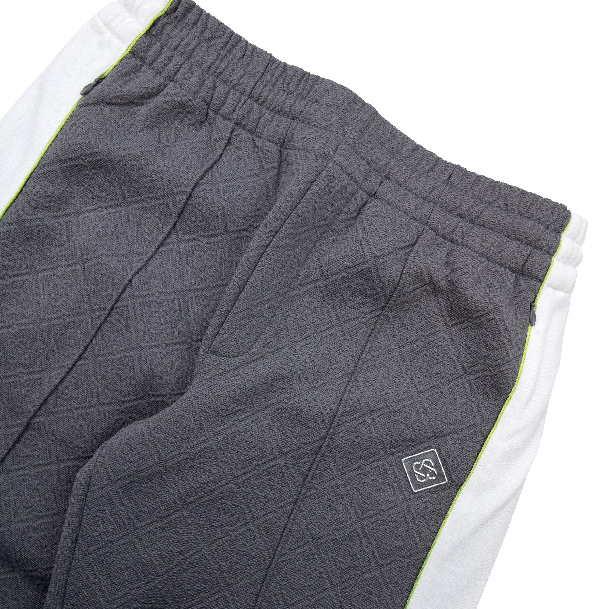 Casablanca Tennis Jacquard Track Pant Grey/White
