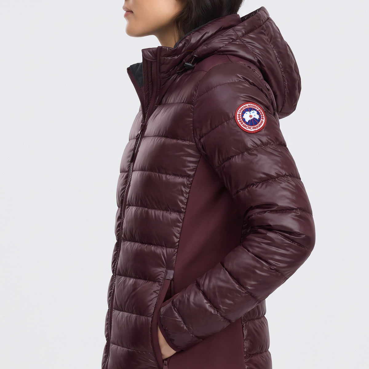 Canada Goose Hybridge Lite Hooded Coat ELDERBERRY 810