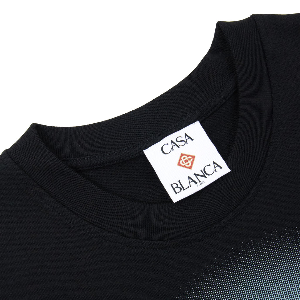 Casablanca Airbrush Mushroom Logo T-Shirt Black