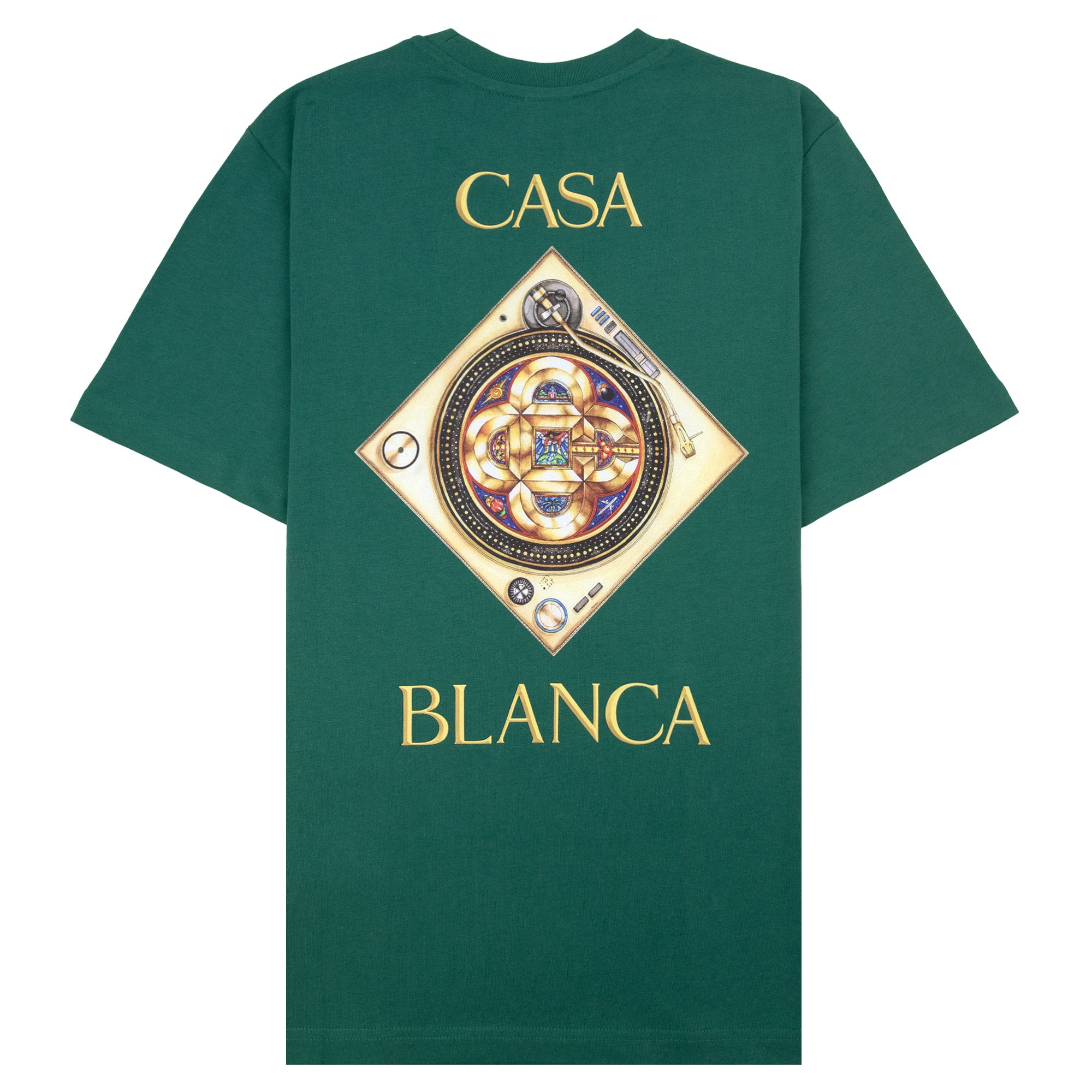 Casablanca Plafond Orne De Musique T-Shirt Green