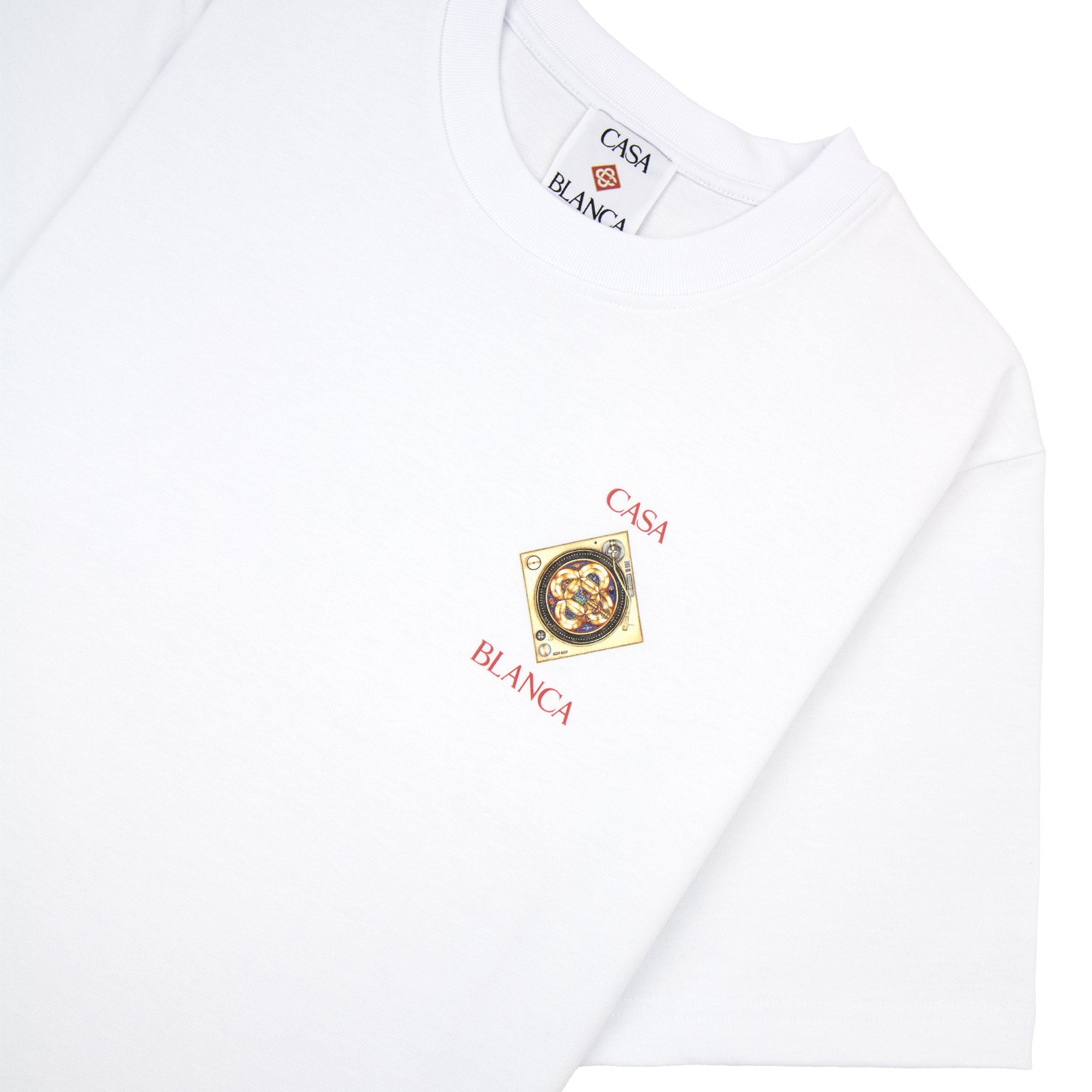 Casablanca Plafond Orne De Musique T-Shirt Bright White