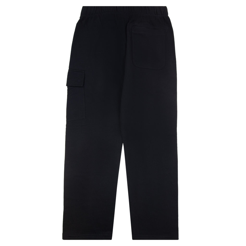 Cp Company Diagonal Raised Fleece Cargo Sweatpants Black 999