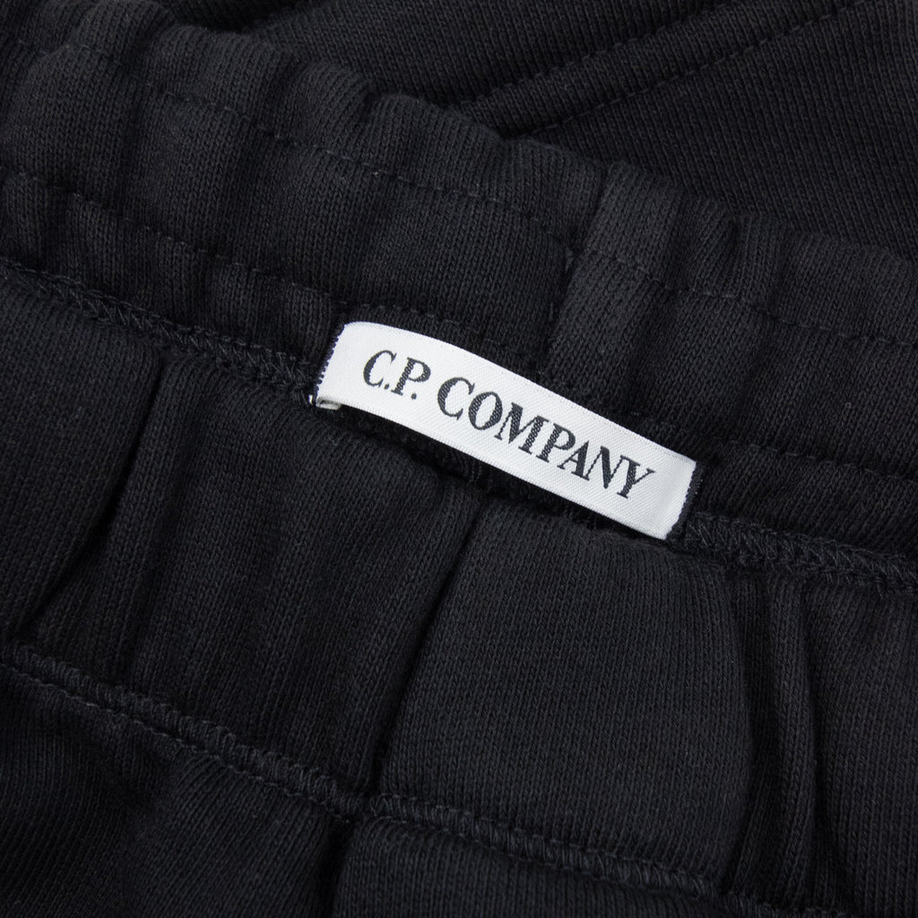 Cp Company Diagonal Raised Fleece Cargo Sweatpants Black 999