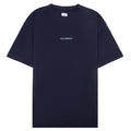 Cp Company 30/1 Jersey Short Sleeve Logo T-Shirt Navy 888