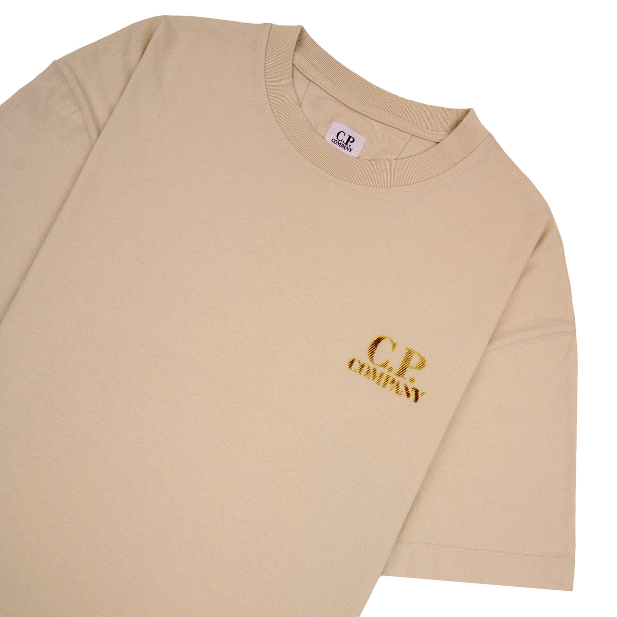 Cp Company 30/1 Jersey Comfort Logo T-Shirt FROZEN DEW 114