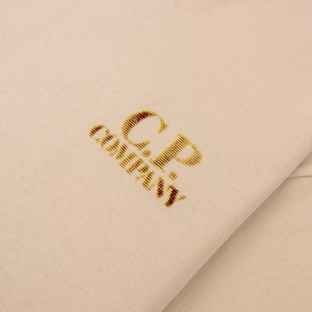 Cp Company 30/1 Jersey Comfort Logo T-Shirt FROZEN DEW 114