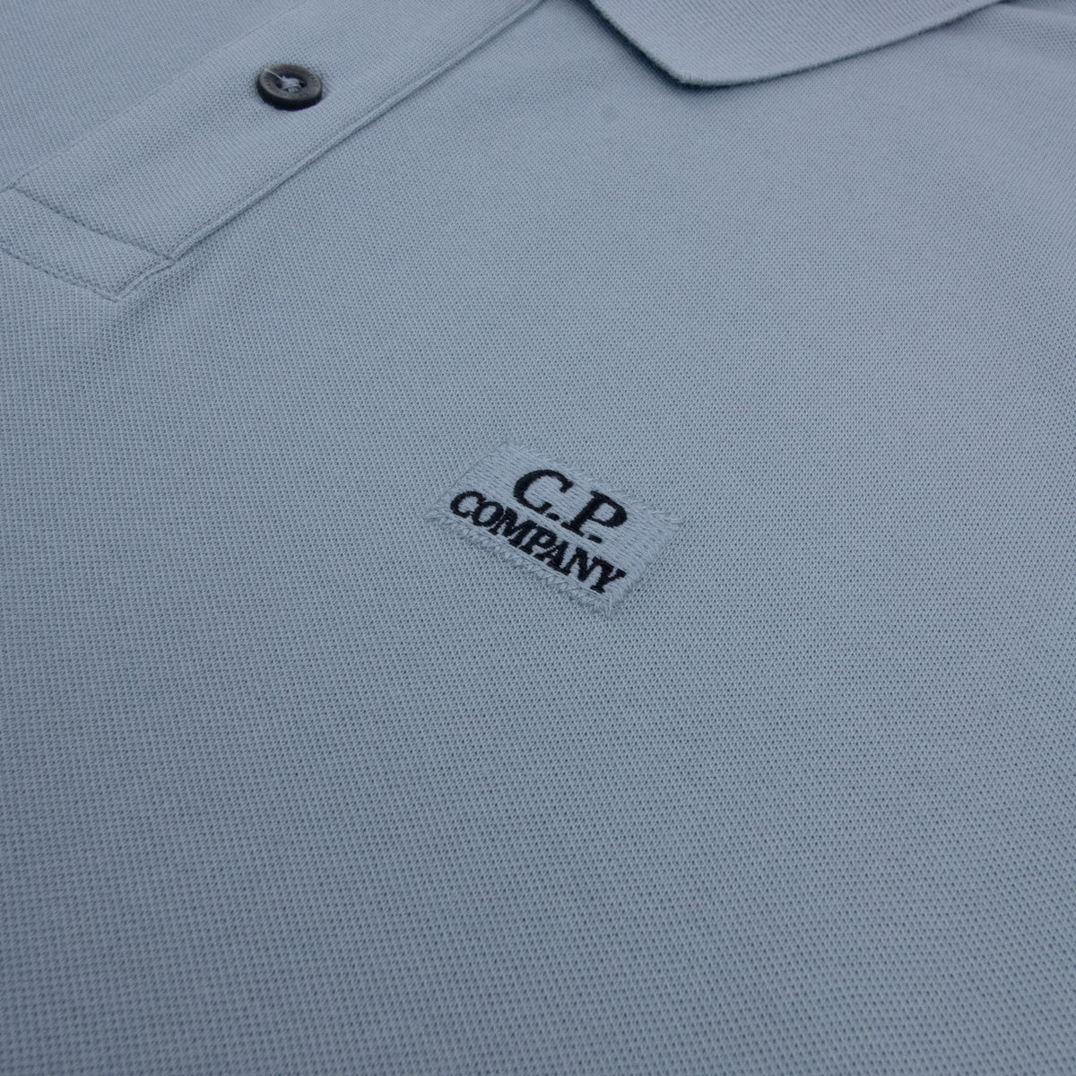 Cp Company Stretch Piquet Short Sleeve Polo BLUE 809
