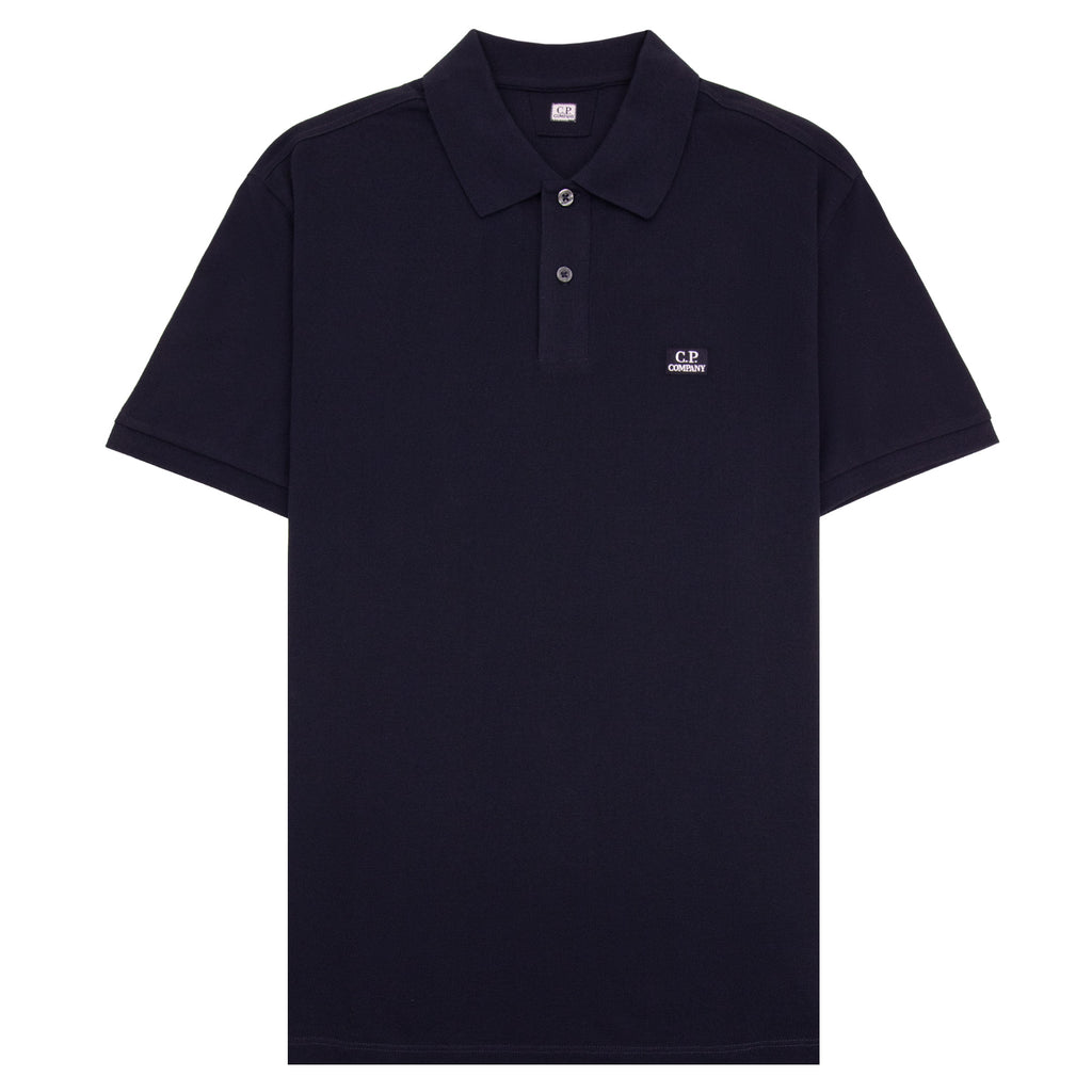 Cp Company Stretch Piquet Short Sleeve Polo NAVY 888