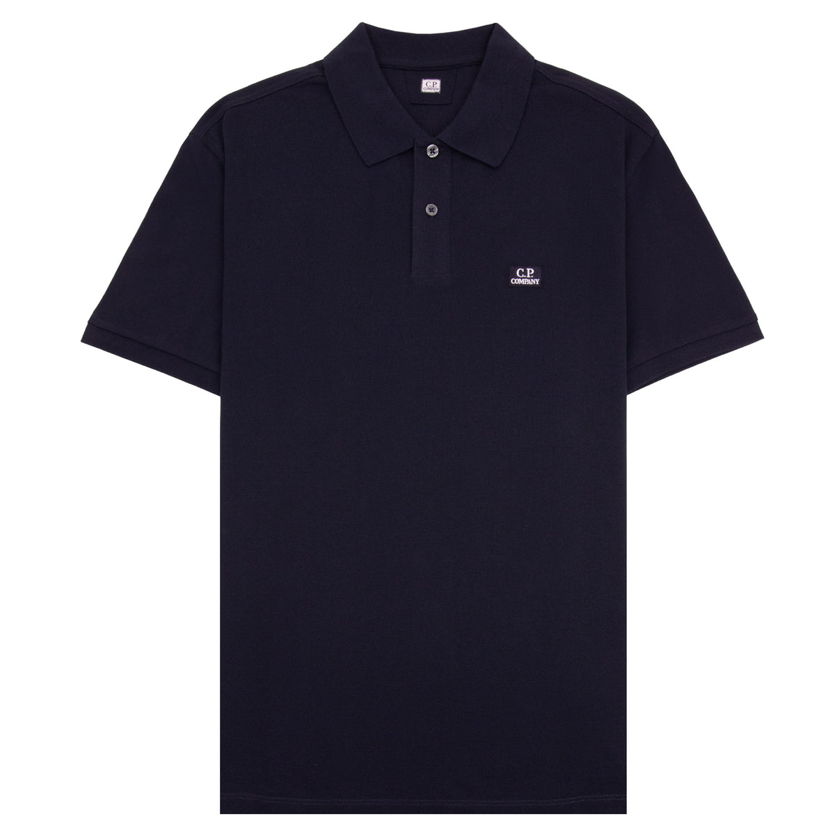 Cp Company Stretch Piquet Short Sleeve Polo NAVY 888
