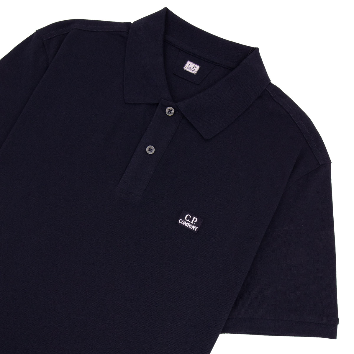 Cp Company Stretch Piquet Short Sleeve Polo NAVY 888