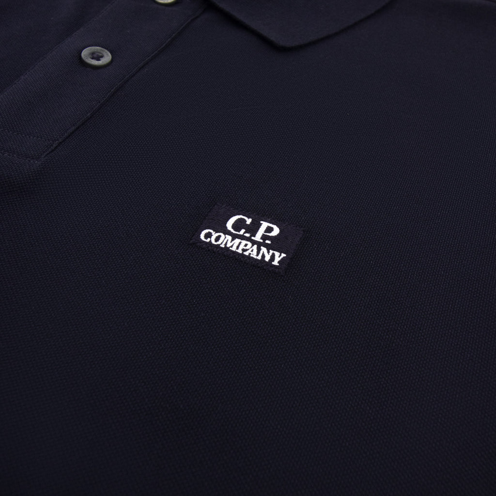Cp Company Stretch Piquet Short Sleeve Polo NAVY 888