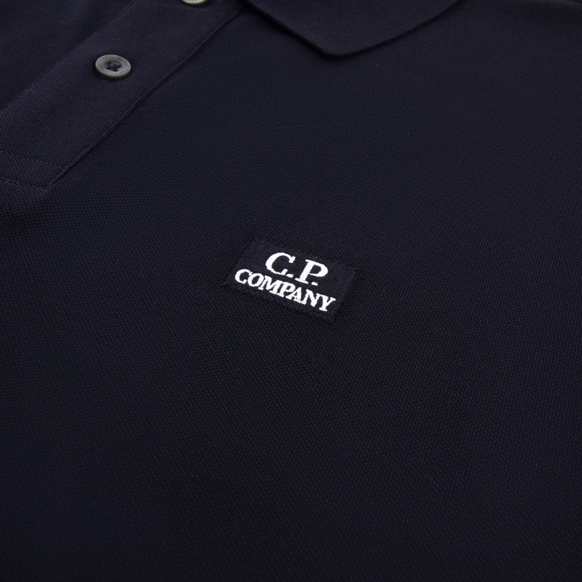 Cp Company Stretch Piquet Short Sleeve Polo NAVY 888