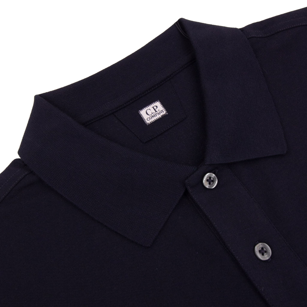 Cp Company Stretch Piquet Short Sleeve Polo NAVY 888