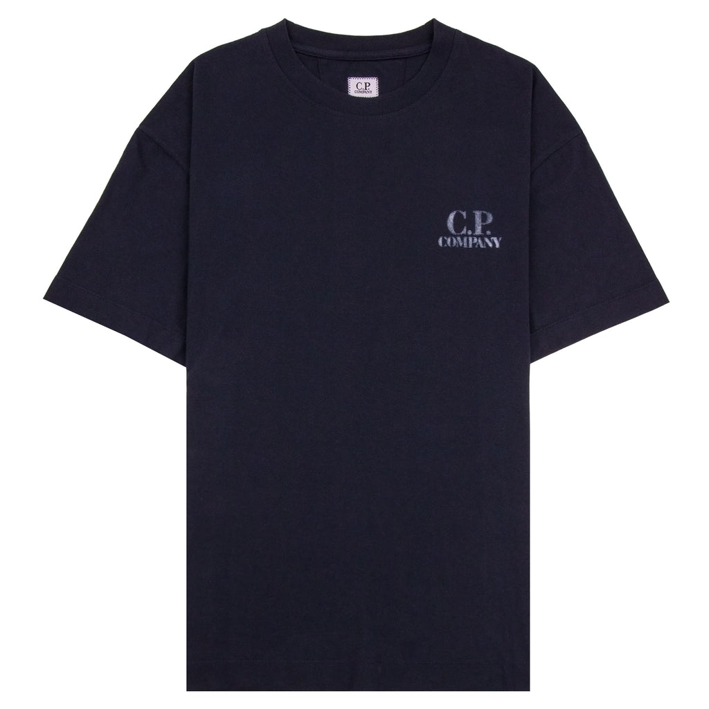 Cp Company 30/1 Jersey Comfort Logo T-Shirt NAVY 888