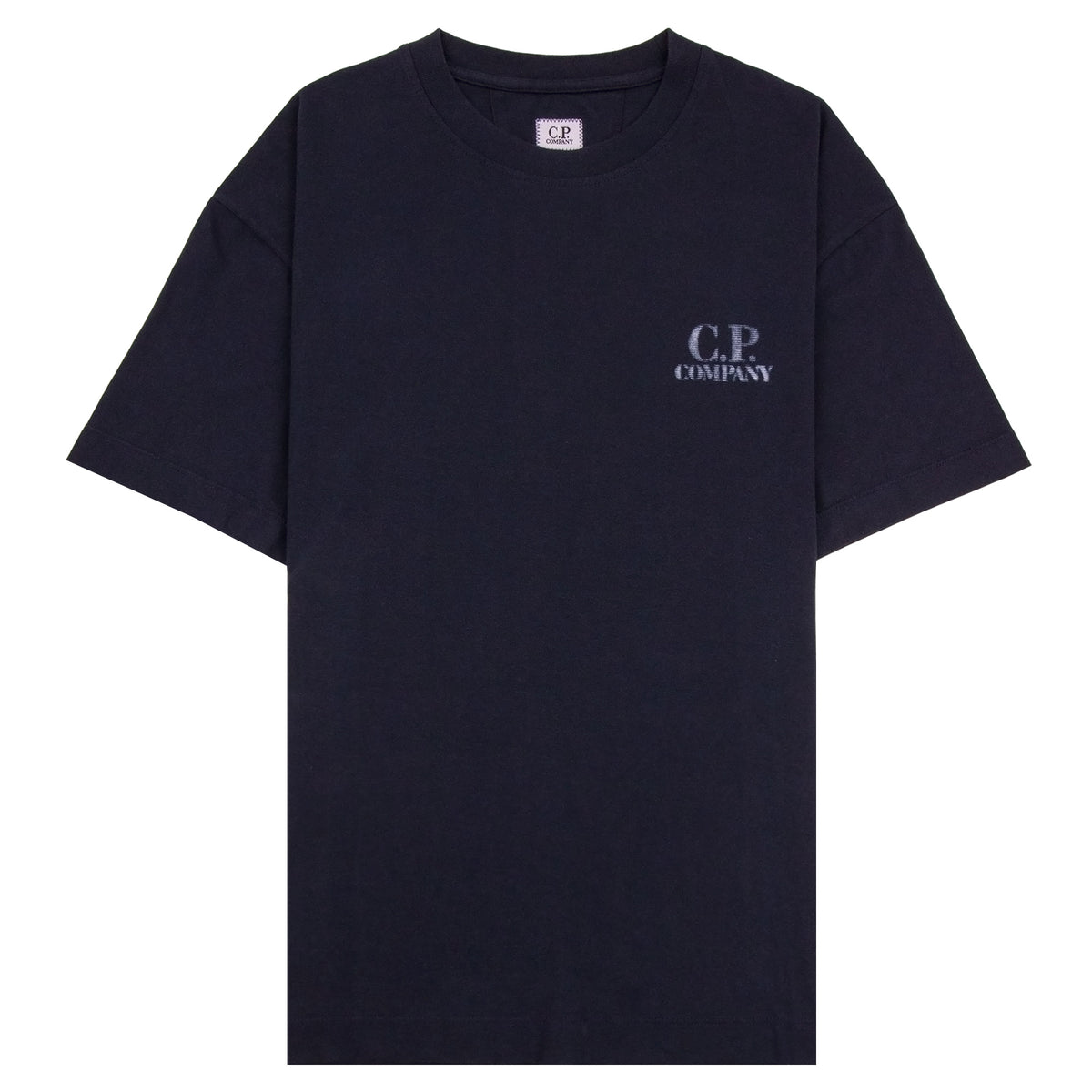 Cp Company 30/1 Jersey Comfort Logo T-Shirt NAVY 888