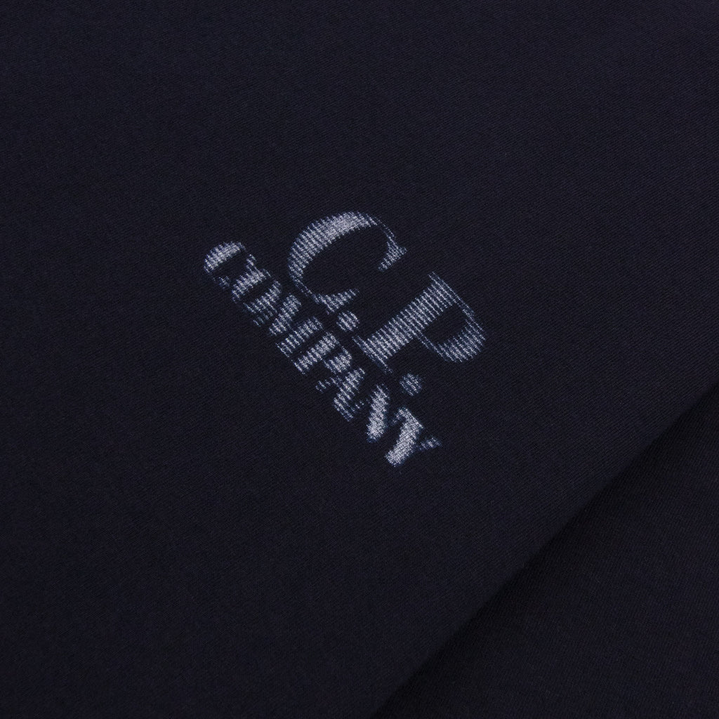 Cp Company 30/1 Jersey Comfort Logo T-Shirt NAVY 888