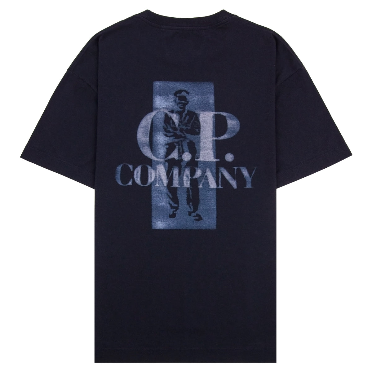 Cp Company 30/1 Jersey Comfort Logo T-Shirt NAVY 888