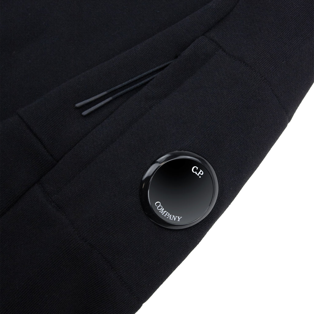 Cp Company Diagonal Raised Fleece Half Zip Lens Sweatshirt Black 999