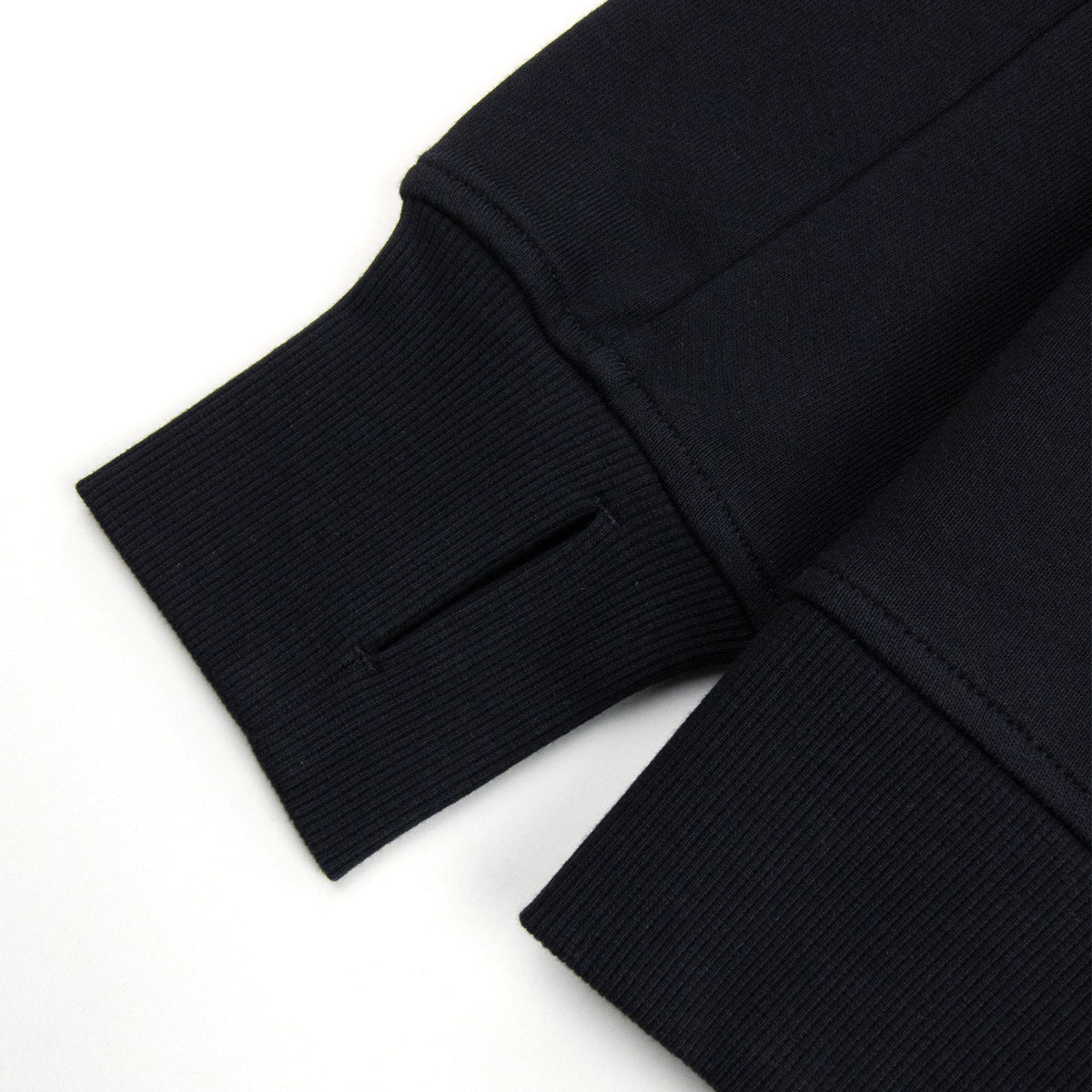 Cp Company Diagonal Raised Fleece Half Zip Lens Sweatshirt Black 999