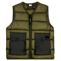 CP Company DD Shell Down Lens Vest BUTTERNUT 653