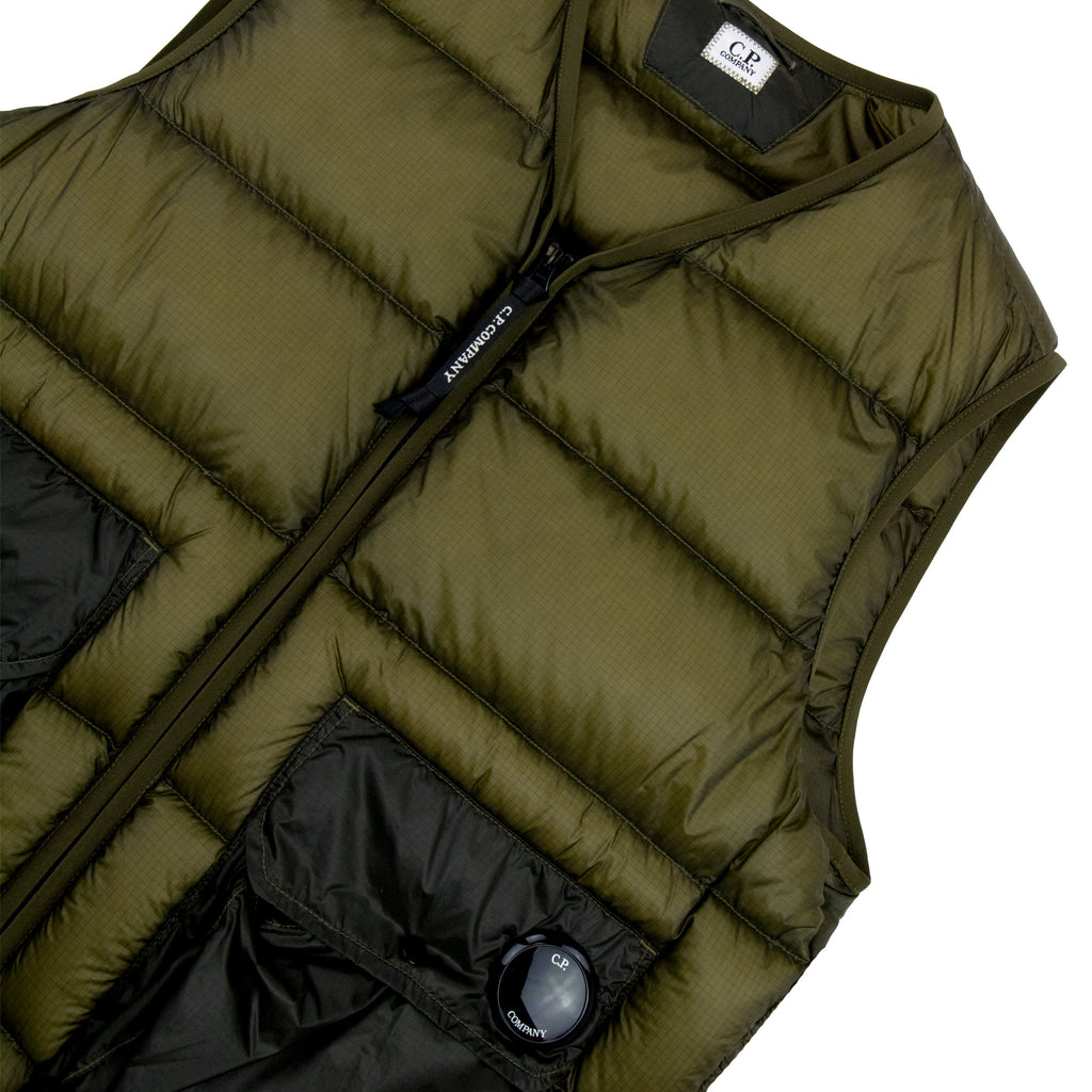 CP Company DD Shell Down Lens Vest BUTTERNUT 653