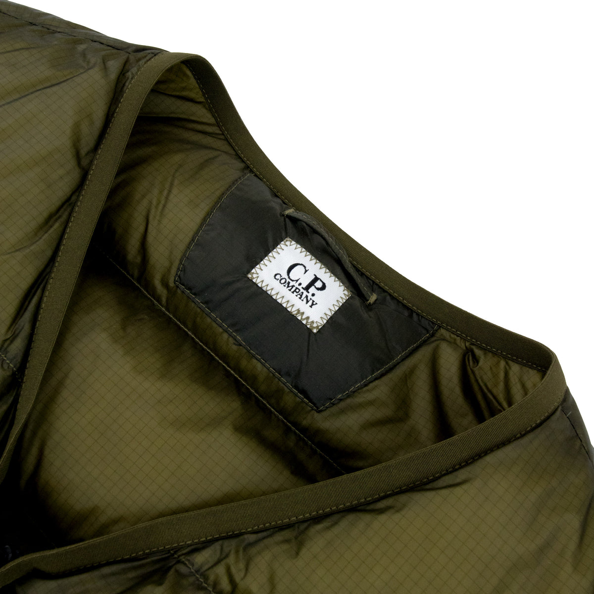 CP Company DD Shell Down Lens Vest BUTTERNUT 653