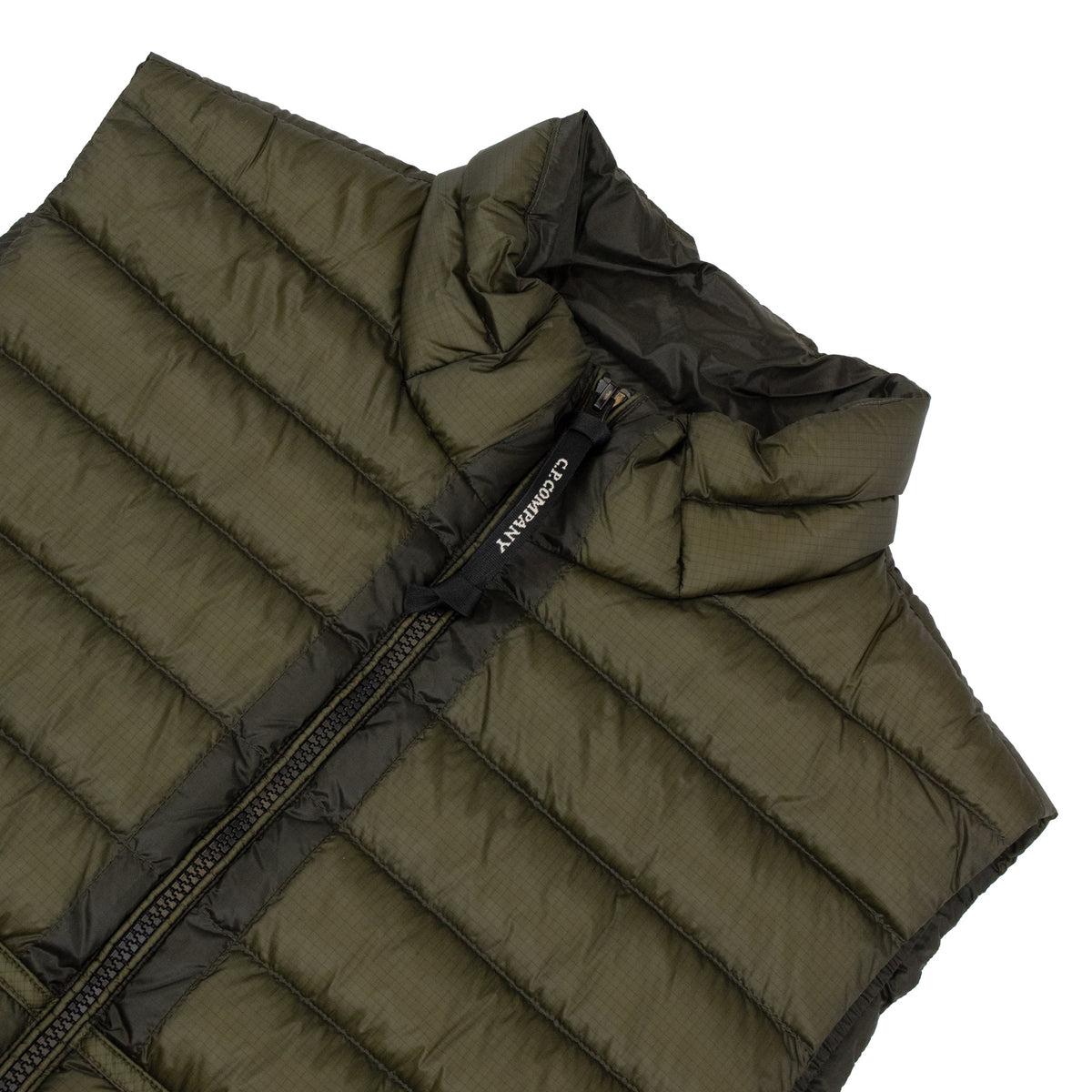Cp Company D.D. Shell Down Lens Gilet Khaki 683