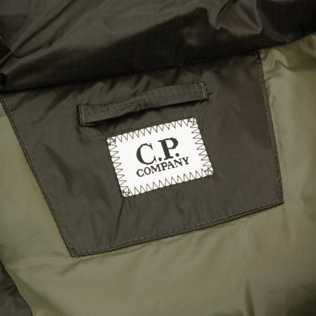 Cp Company D.D. Shell Down Lens Gilet Khaki 683